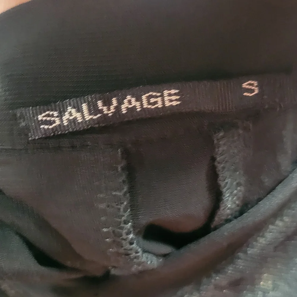 Salvage Leopard Print Tank with Black tie Design And Leopard Accents - Picture 2 of 7